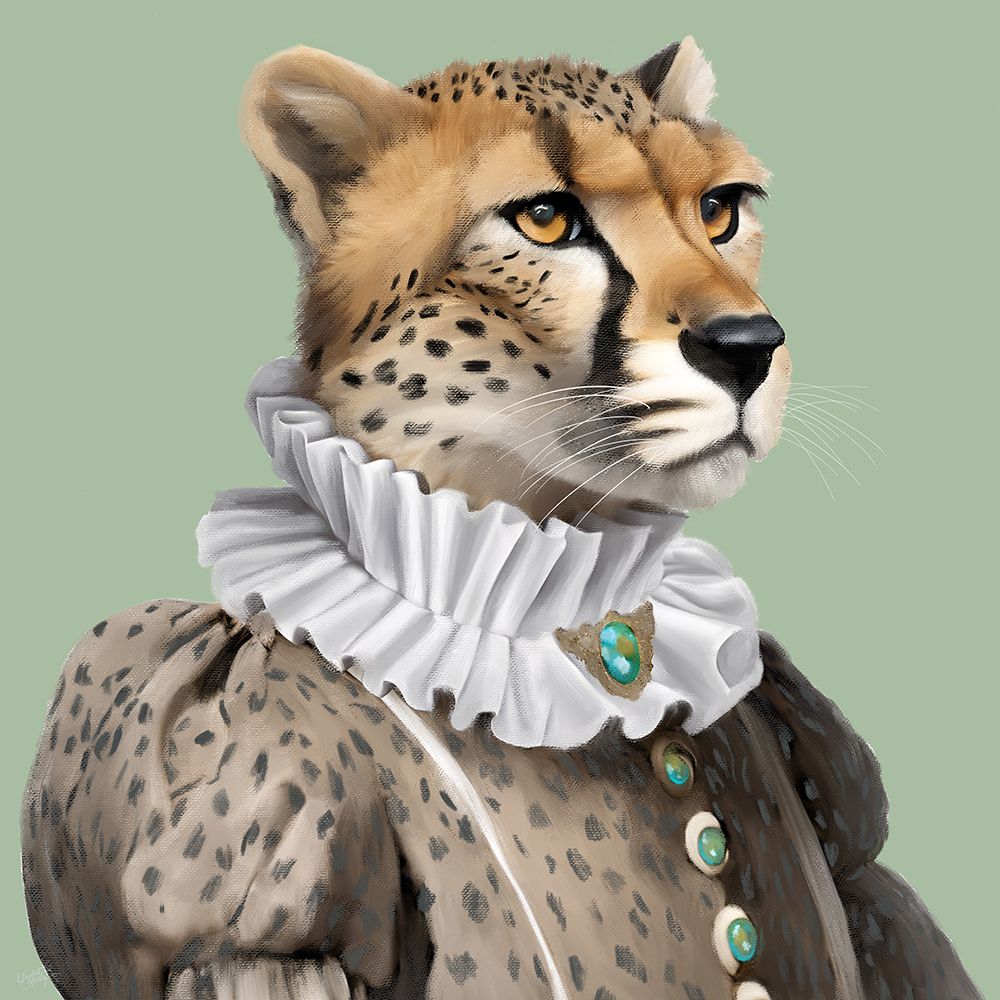 Madame Cheetah art print by Elizabeth Medley for $57.95 CAD