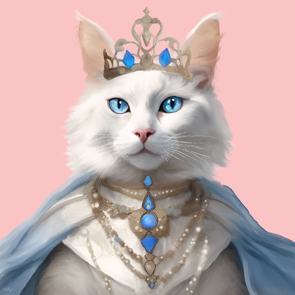 Feline Princess art print by Elizabeth Medley for $57.95 CAD