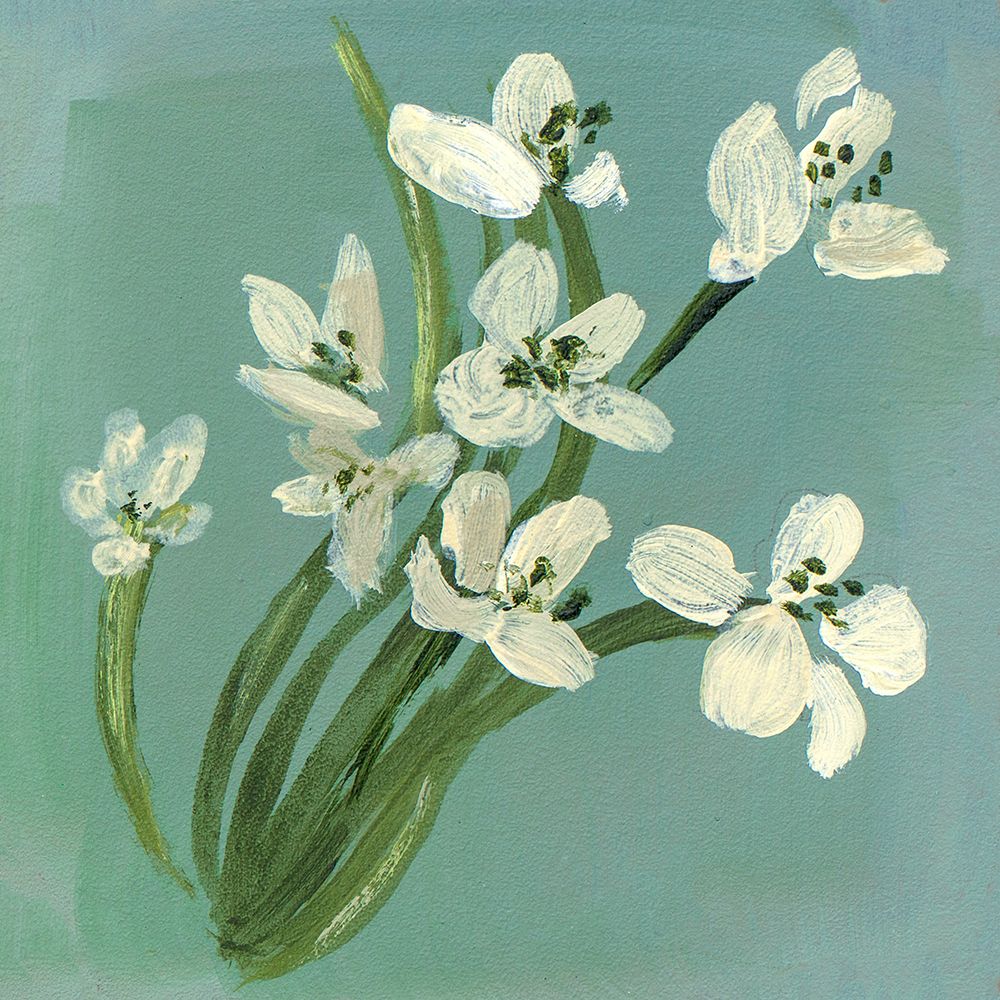 White Tropical Plants II art print by Lanie Loreth for $57.95 CAD