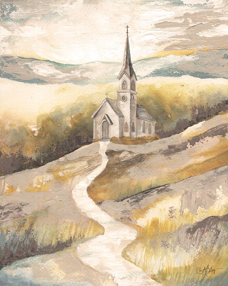 Church On A Hill art print by Elizabeth Medley for $57.95 CAD