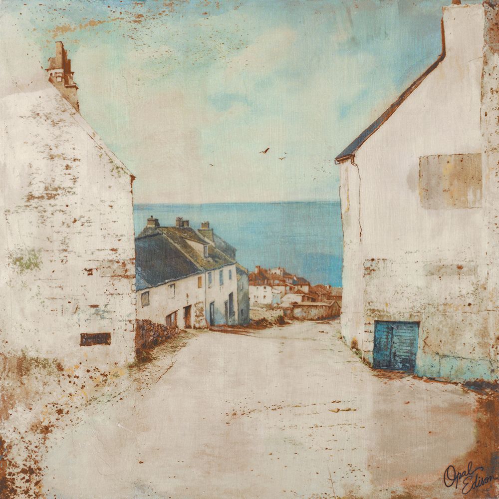Town Walk art print by Opal Edison for $57.95 CAD