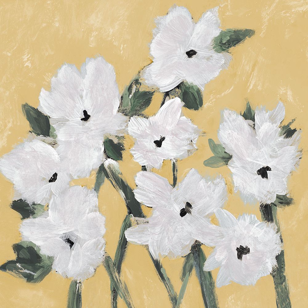 Pop Of White Floral art print by Susan Bryant for $57.95 CAD