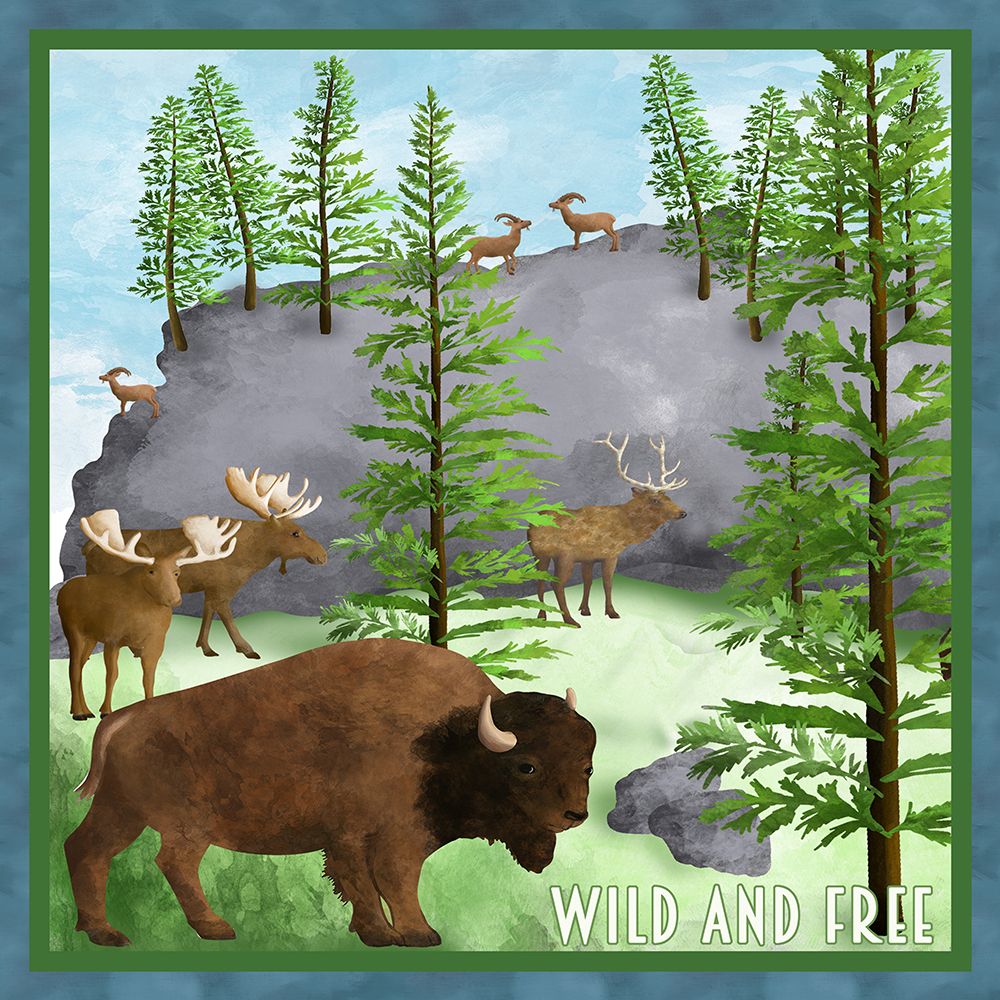 Wild And Free art print by Andi Metz for $57.95 CAD