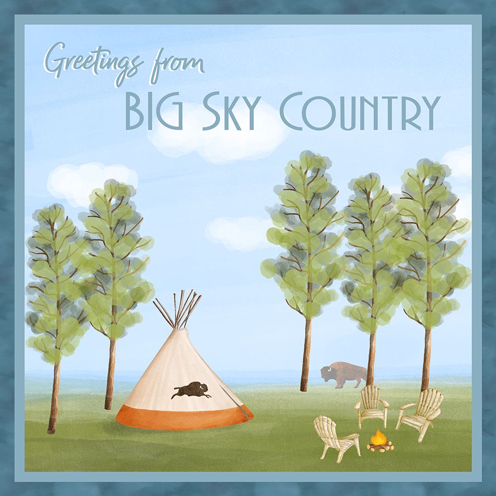 Big Sky Country art print by Andi Metz for $57.95 CAD