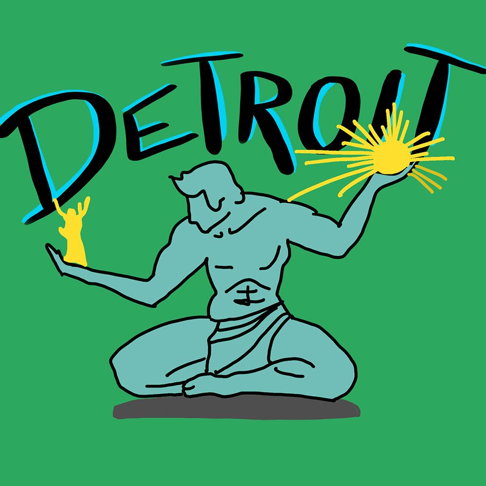 Detroit art print by Kali Wilson for $57.95 CAD