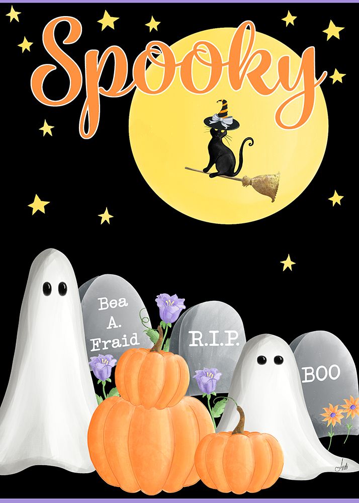 Spooky Halloween I art print by Andi Metz for $57.95 CAD