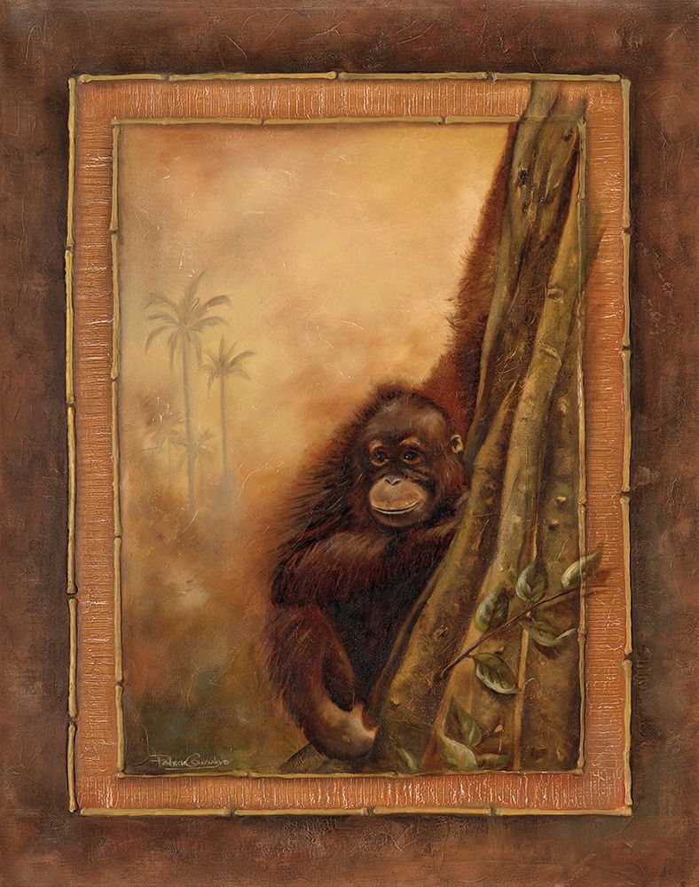 Orangutan II art print by Patricia Pinto for $57.95 CAD