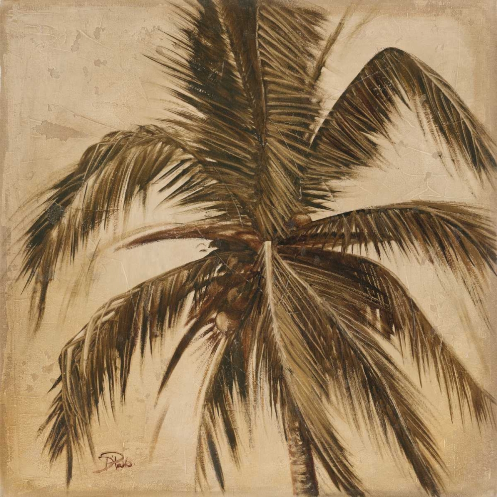 Sepia Palm III art print by Patricia Pinto for $57.95 CAD