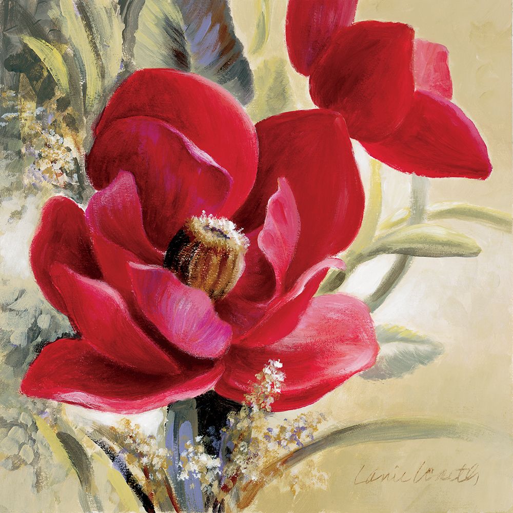 Russio Red Magnolia I art print by Lanie Loreth for $57.95 CAD