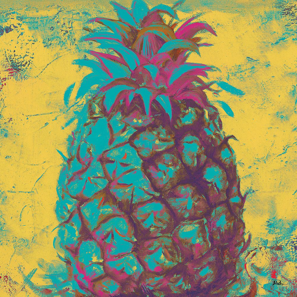 Pop Contemporary Pineapple II art print by Patricia Pinto for $57.95 CAD