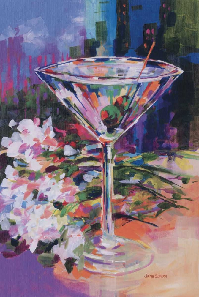 N.Y. Martini art print by Jane Slivka for $57.95 CAD