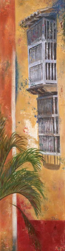 Balcones De Cartagena I art print by Patricia Pinto for $57.95 CAD