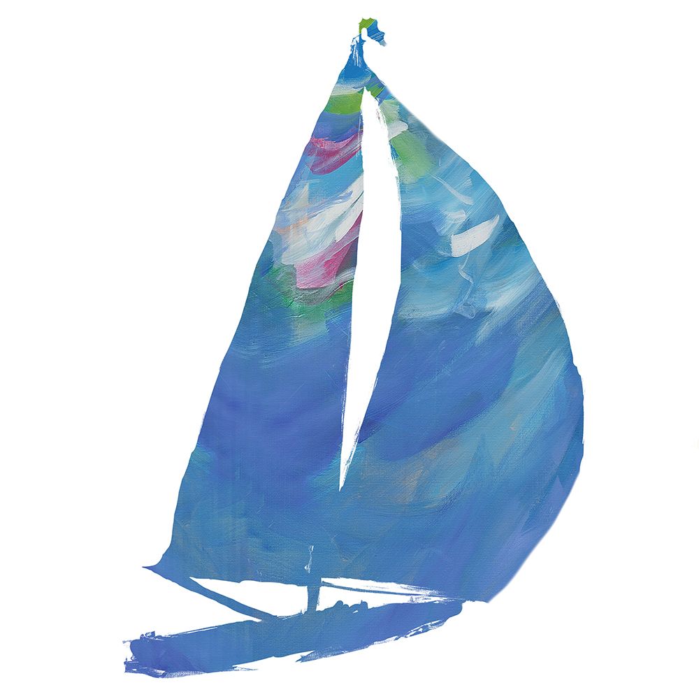 Set Sail on White II art print by Jane Slivka for $57.95 CAD