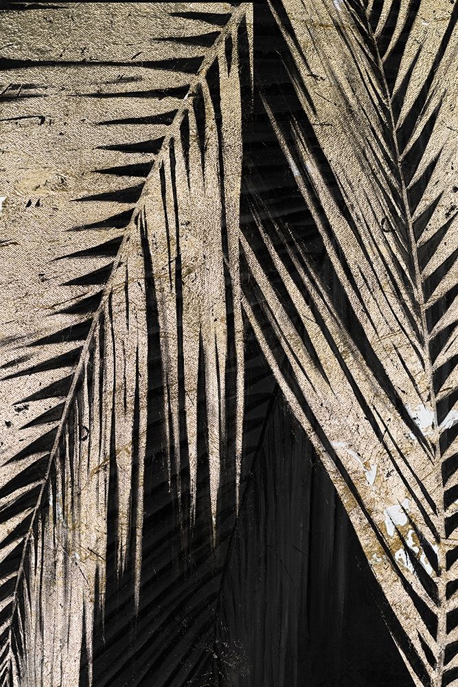 Natural Palms on Black II art print by Patricia Pinto for $57.95 CAD