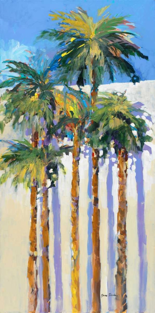 Shadow Palms I art print by Jane Slivka for $57.95 CAD