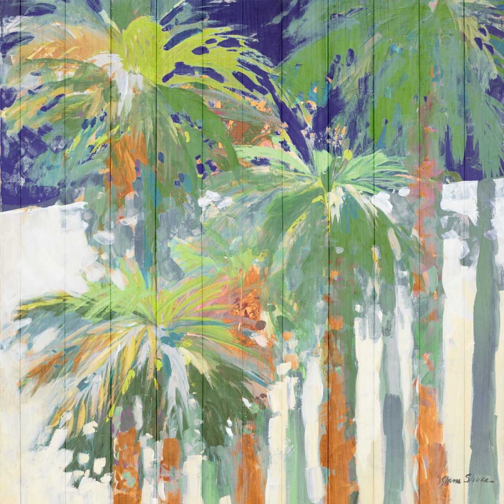 Wood Shadow Palms II art print by Jane Slivka for $57.95 CAD