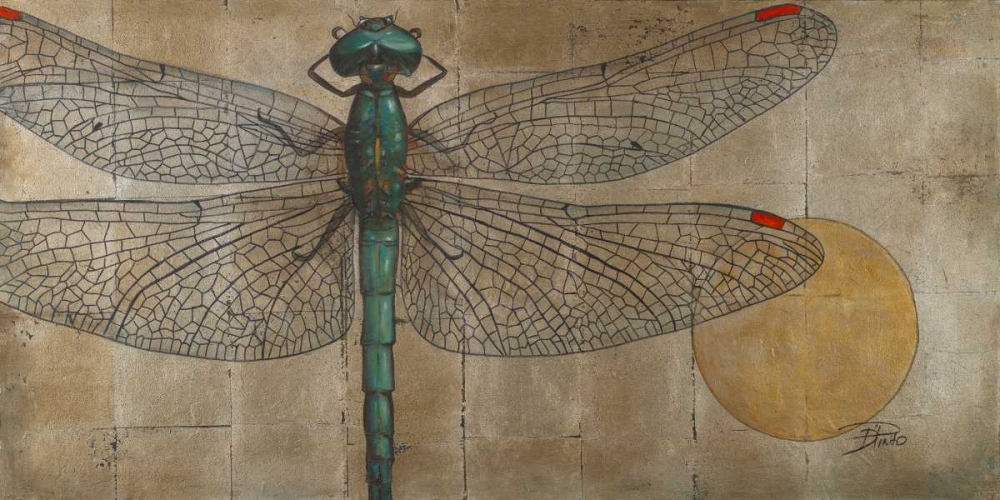 Dragonfly on Silver art print by Patricia Pinto for $57.95 CAD