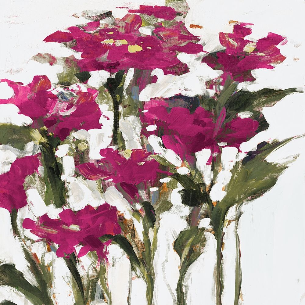 Plum Wild Flowers art print by Jane Slivka for $57.95 CAD