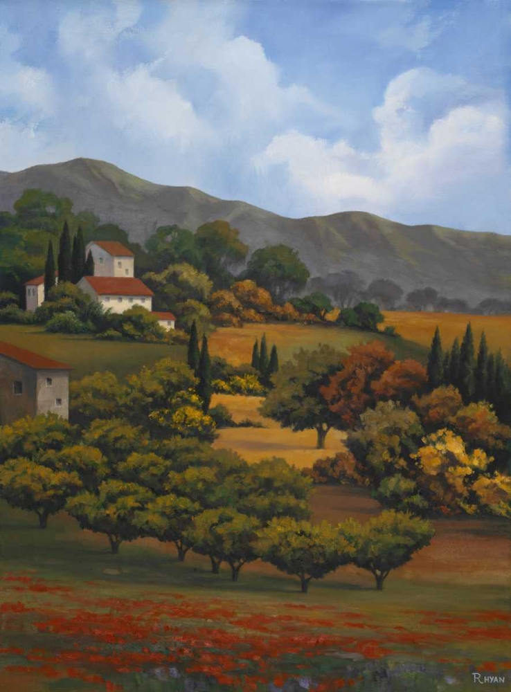 Italian Countryside I art print by Vivien Rhyan for $57.95 CAD