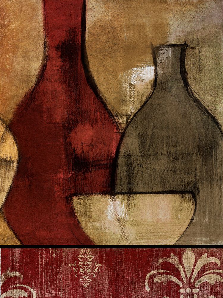 Glass Gathering with Red II art print by Lanie Loreth for $57.95 CAD