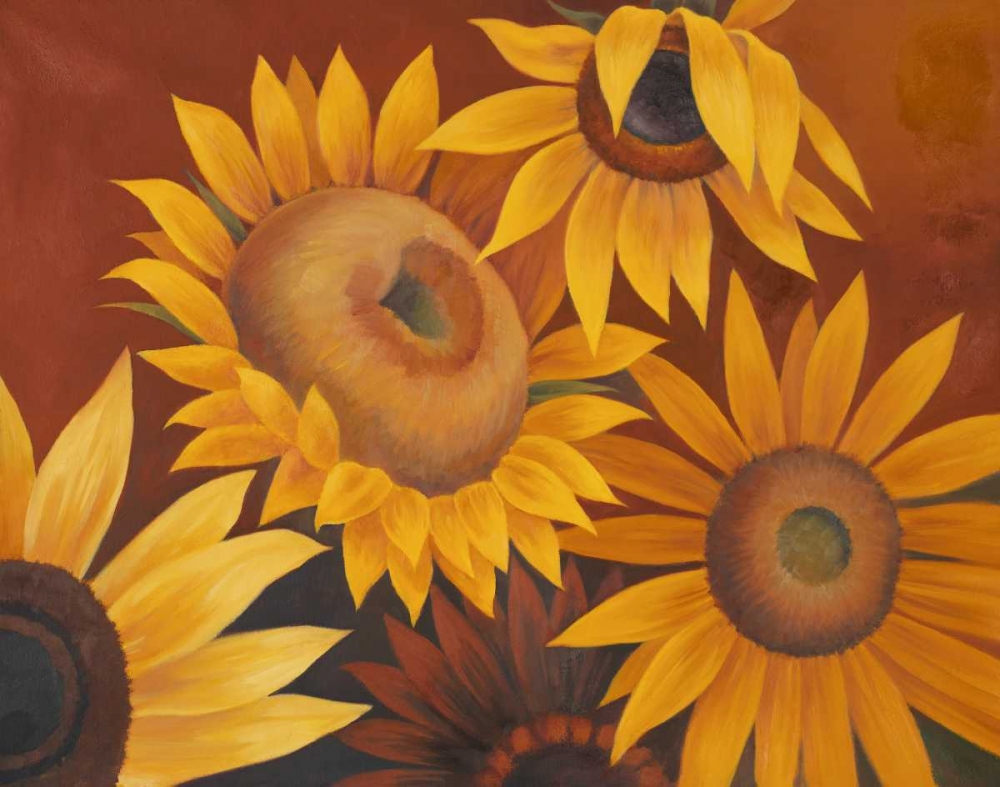Sunflowers I art print by Vivien Rhyan for $57.95 CAD