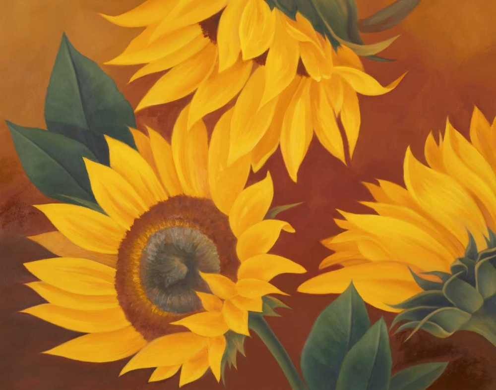 Sunflowers II art print by Vivien Rhyan for $57.95 CAD