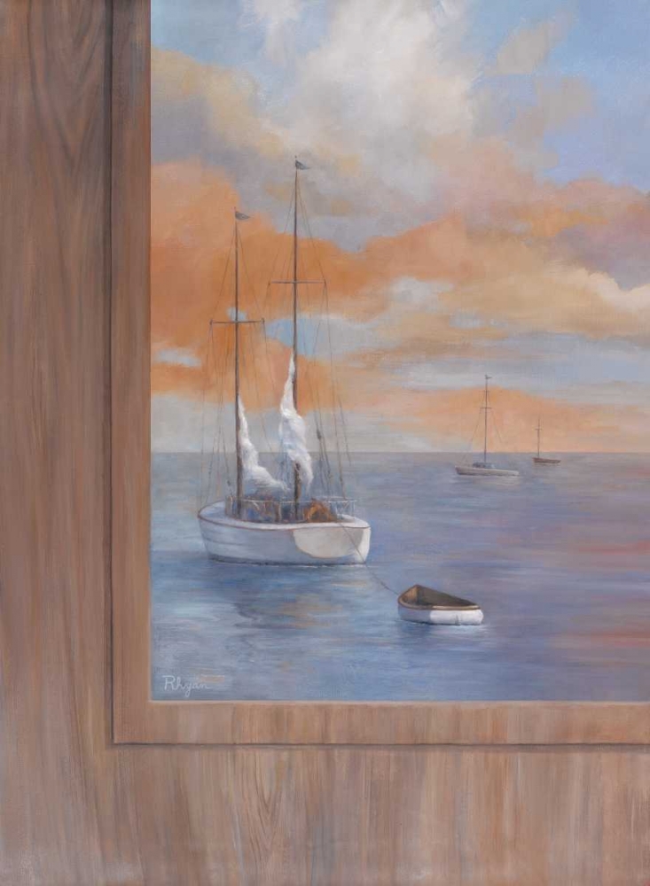 Sailing at Sunset I art print by Vivien Rhyan for $57.95 CAD