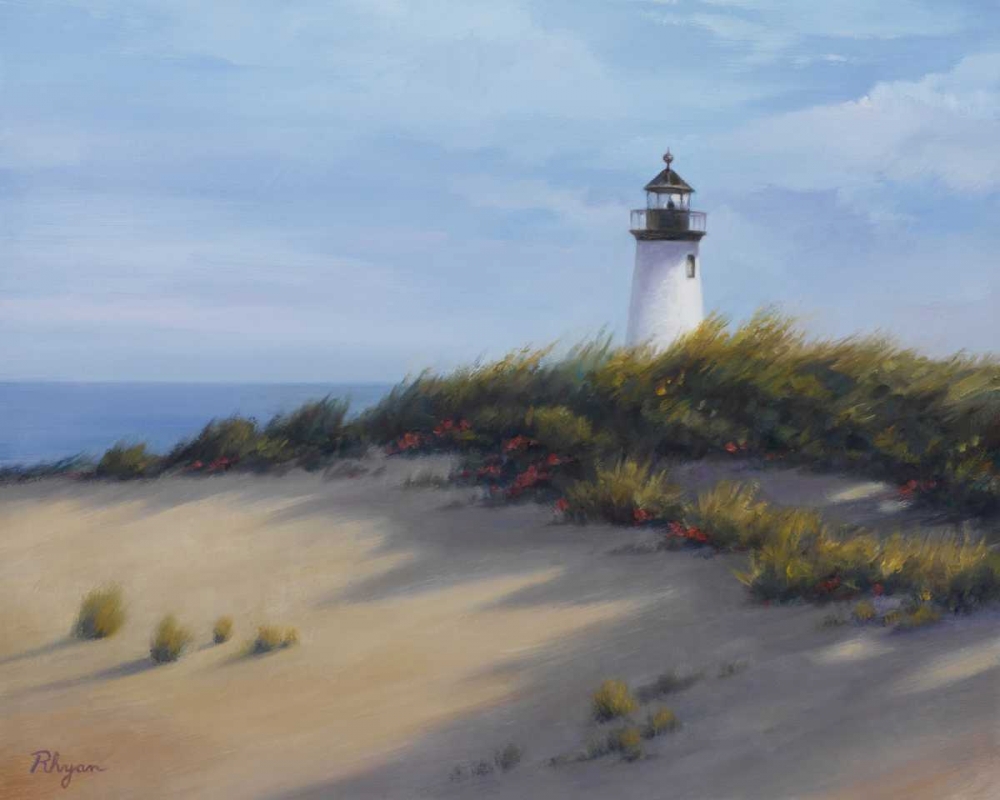 Lighthouse on the Shore art print by Vivien Rhyan for $57.95 CAD