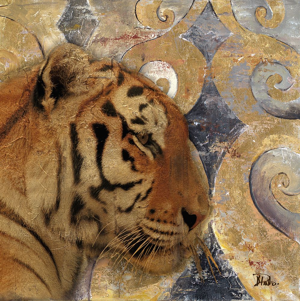 Golden Safari II (Tiger) art print by Patricia Pinto for $57.95 CAD