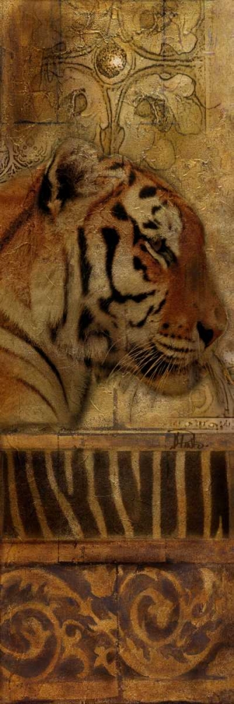 Elegant Safari Panel II-TIGER art print by Patricia Pinto for $57.95 CAD