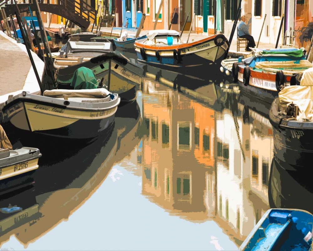 Burano Boats art print by Shelley Lake for $57.95 CAD