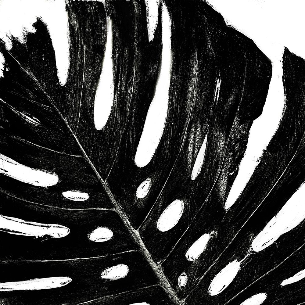 Organic Black Leaf I art print by Patricia Pinto for $57.95 CAD