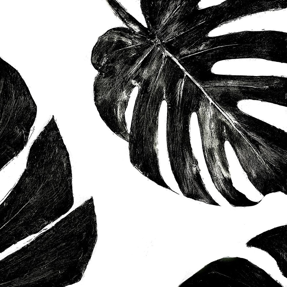 Organic Black Leaf II art print by Patricia Pinto for $57.95 CAD