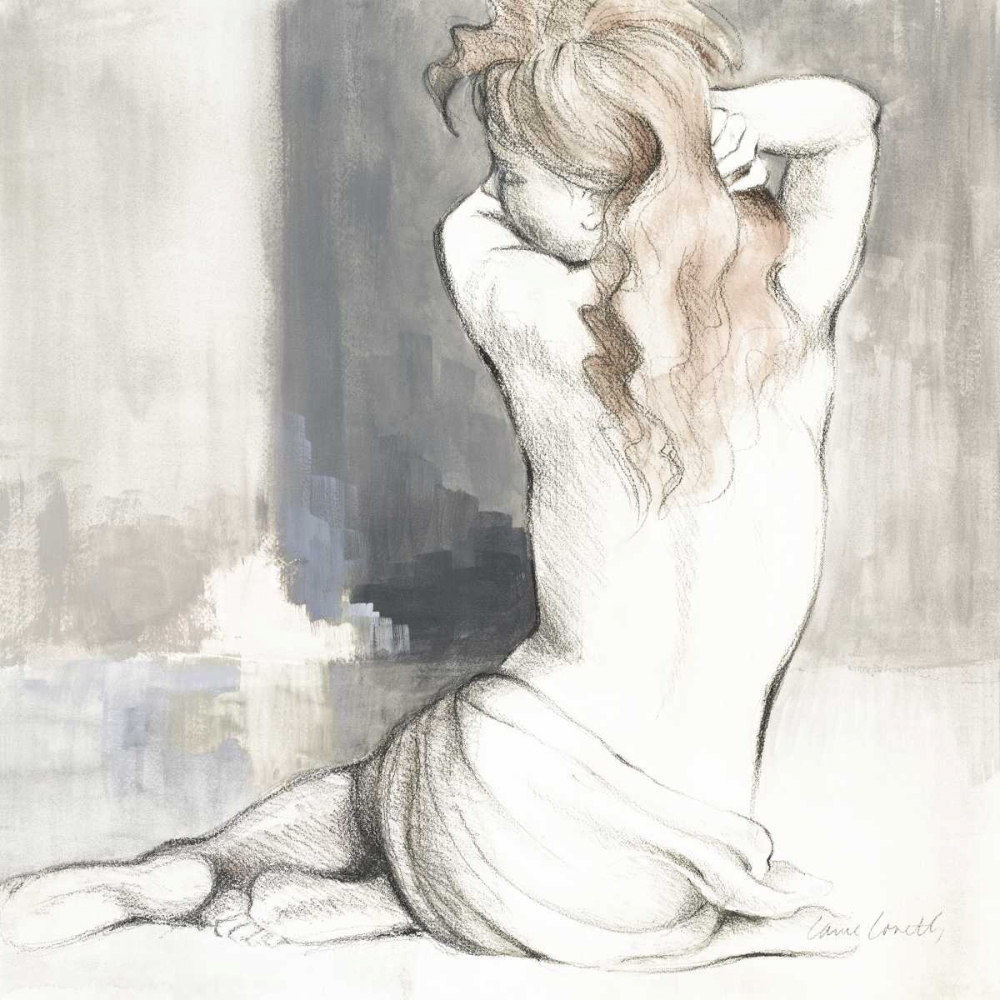 Sketched Waking Woman I art print by Lanie Loreth for $57.95 CAD