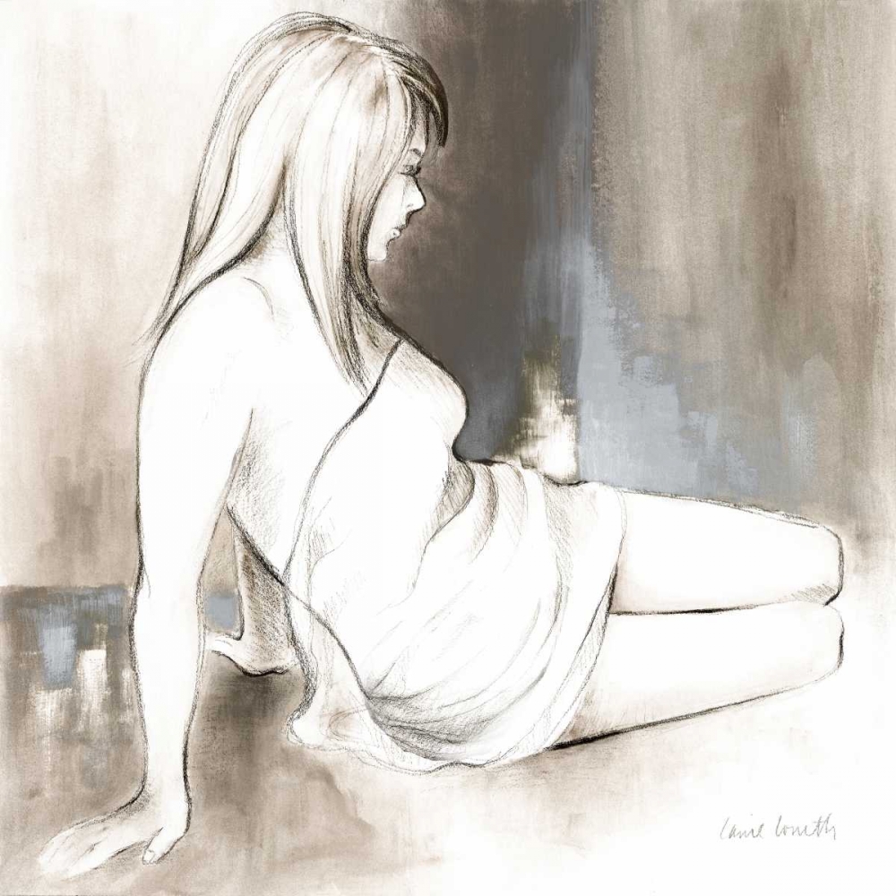 Sketched Waking Woman II art print by Lanie Loreth for $57.95 CAD