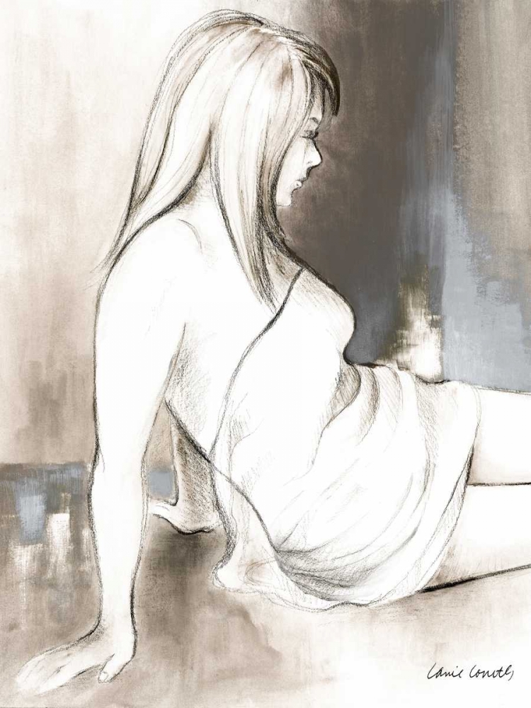 Sketched Waking Woman II art print by Lanie Loreth for $57.95 CAD