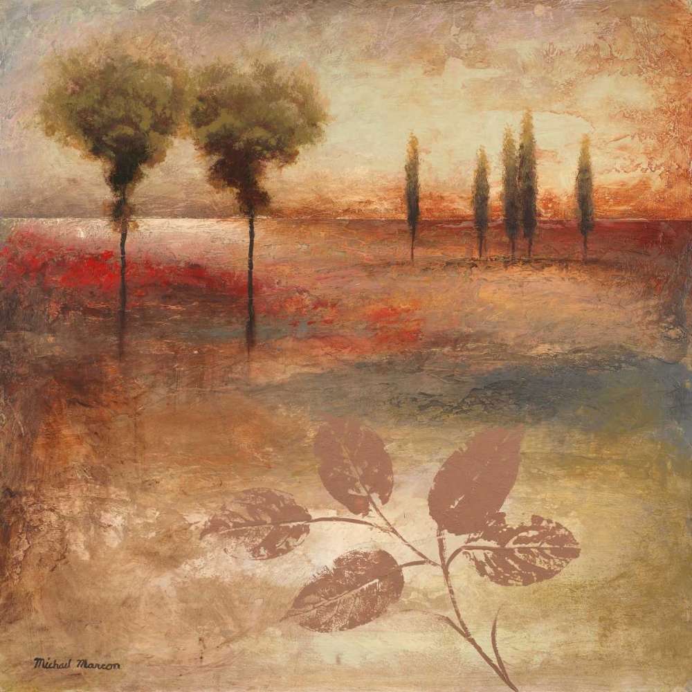 Warm Textural Landscape I art print by Michael Marcon for $57.95 CAD