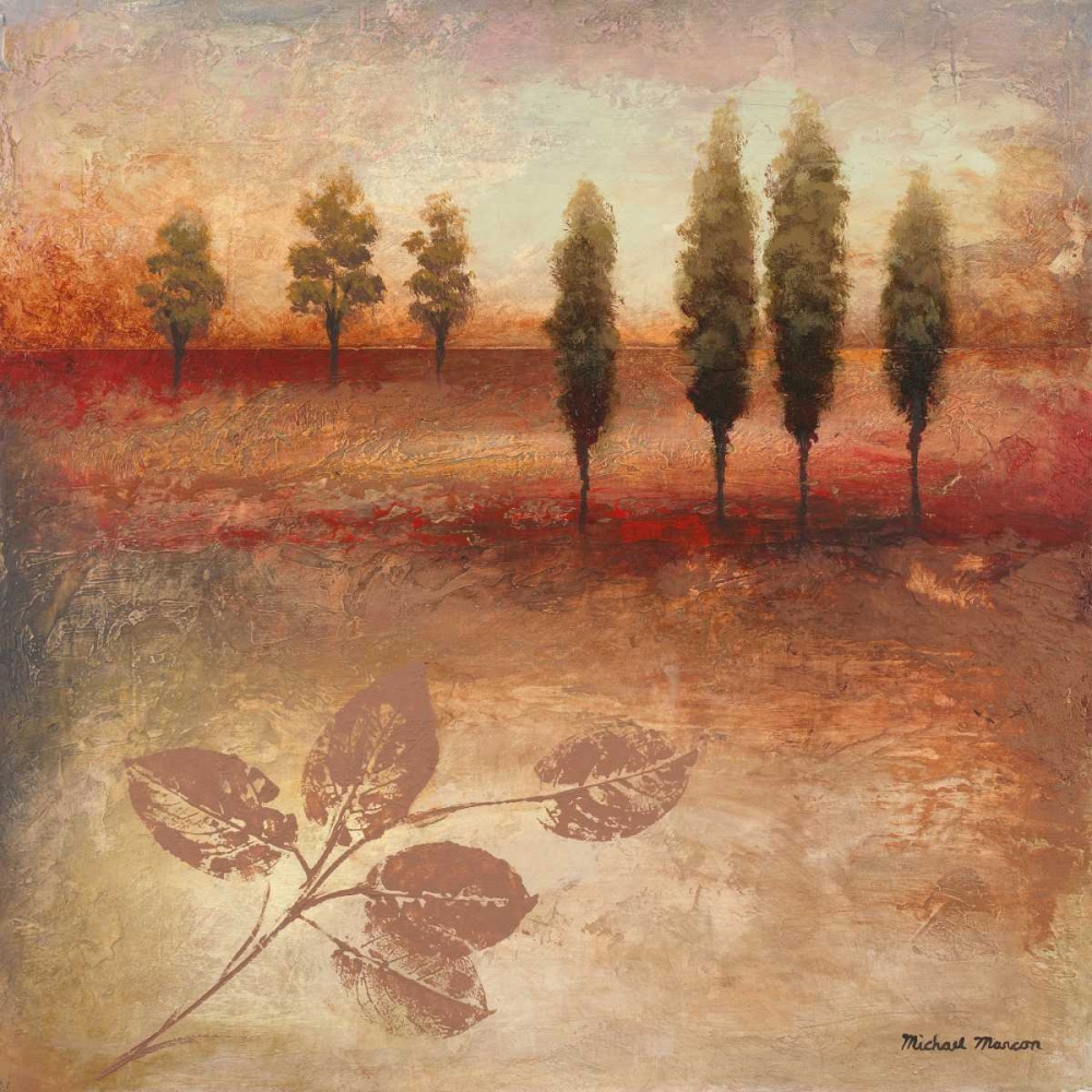 Warm Textural Landscape II art print by Michael Marcon for $57.95 CAD