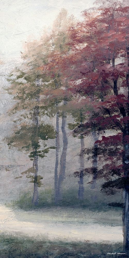 Mist October Trees art print by Michael Marcon for $57.95 CAD