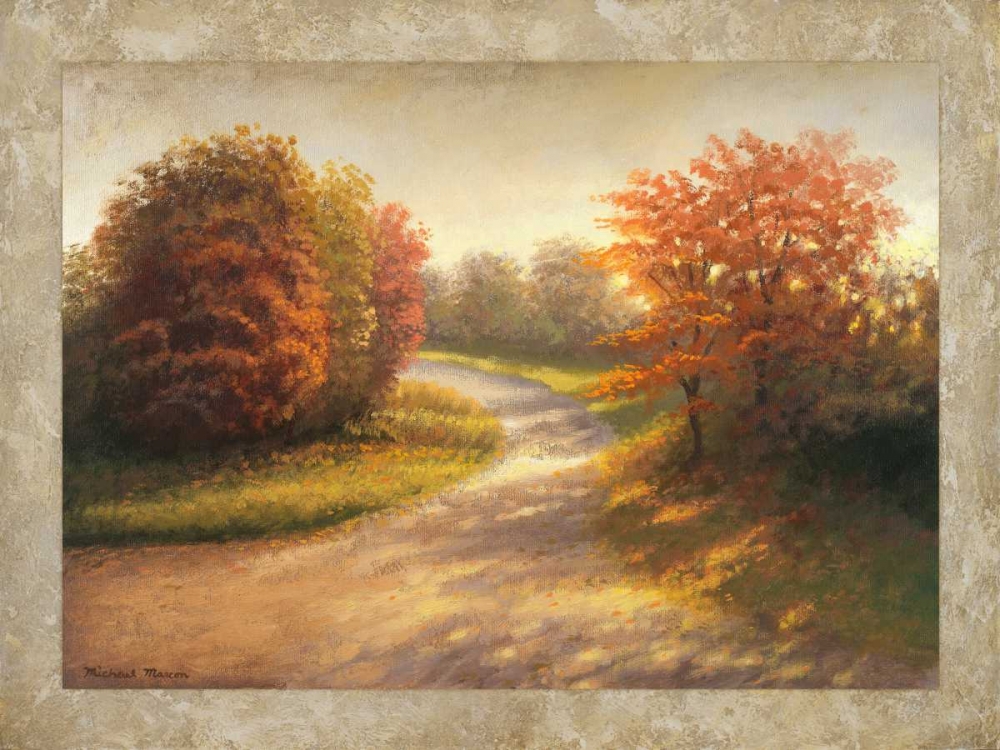 Autumn Lane I art print by Michael Marcon for $57.95 CAD
