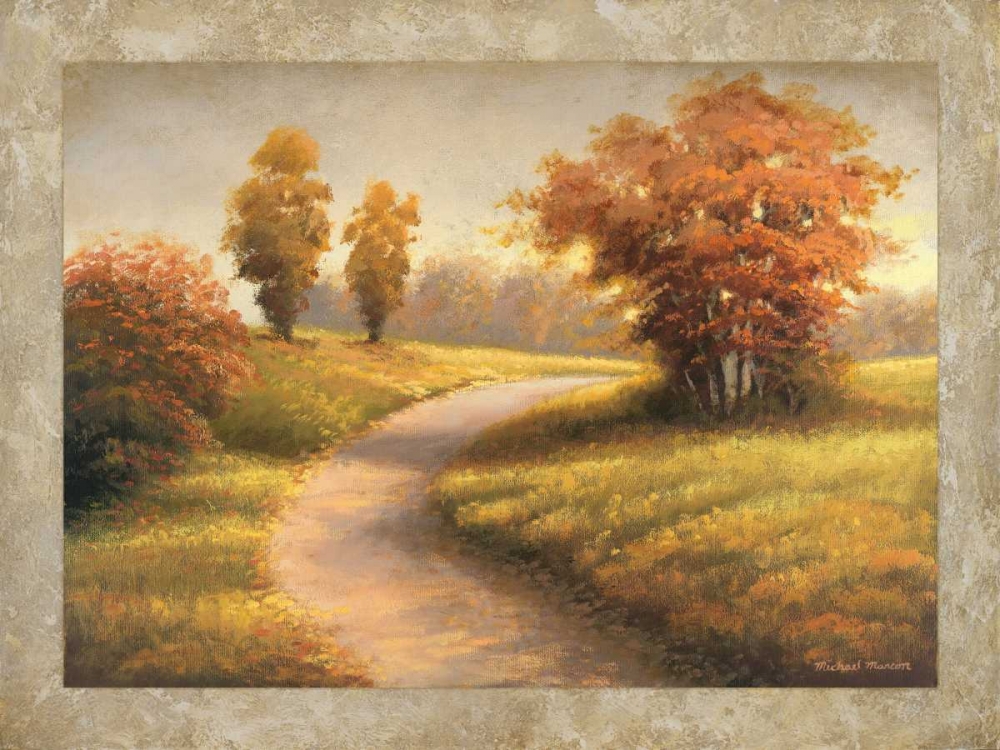 Autumn Lane II art print by Michael Marcon for $57.95 CAD