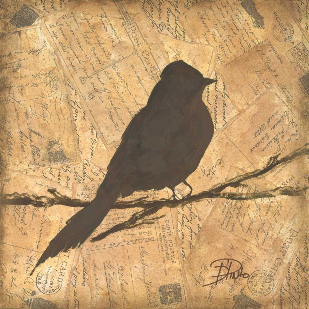 Bird Silhouette I art print by Patricia Pinto for $57.95 CAD