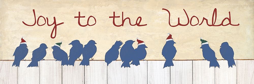 Joy to the World Birds art print by Patricia Pinto for $57.95 CAD