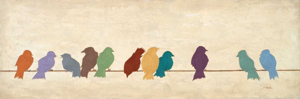 Birds Meeting  - assorted colors art print by Patricia Pinto for $57.95 CAD