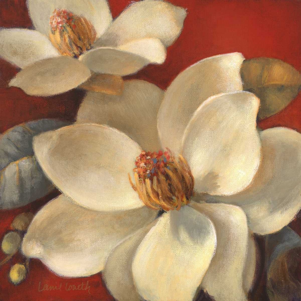 Magnolia Passion I art print by Lanie Loreth for $57.95 CAD