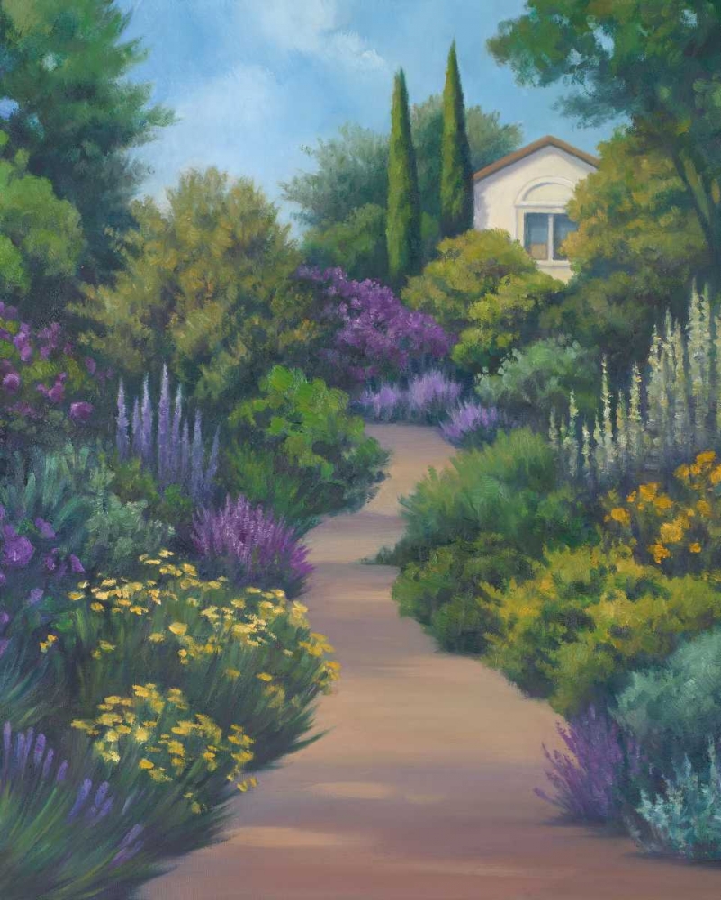 Garden Path II art print by Vivien Rhyan for $57.95 CAD