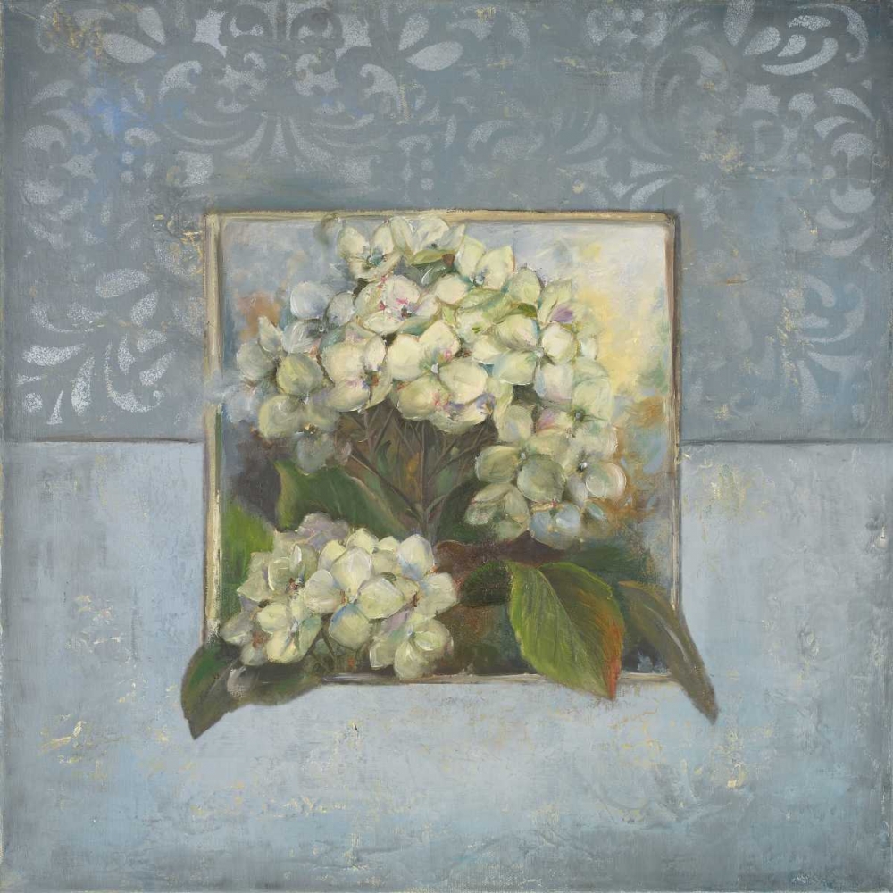 Hydrangeas on Blue II art print by Patricia Pinto for $57.95 CAD