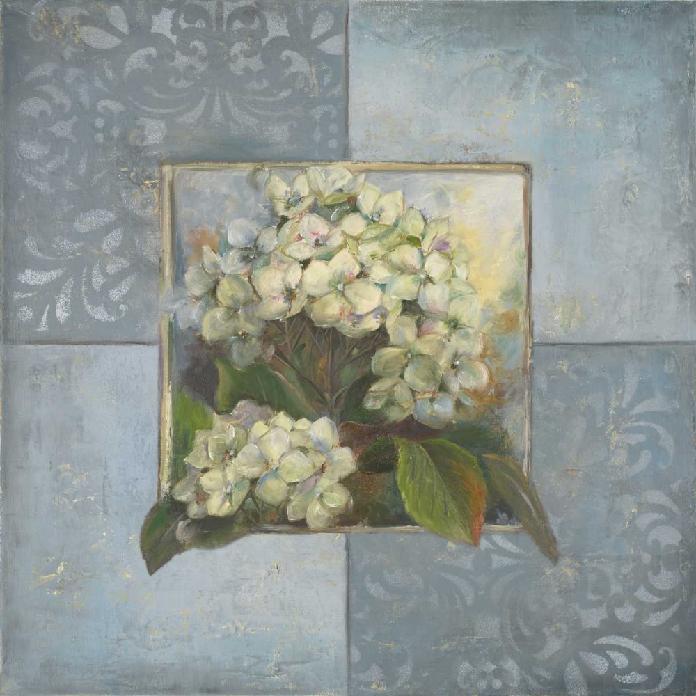 Hydrangeas on Blue II art print by Patricia Pinto for $57.95 CAD