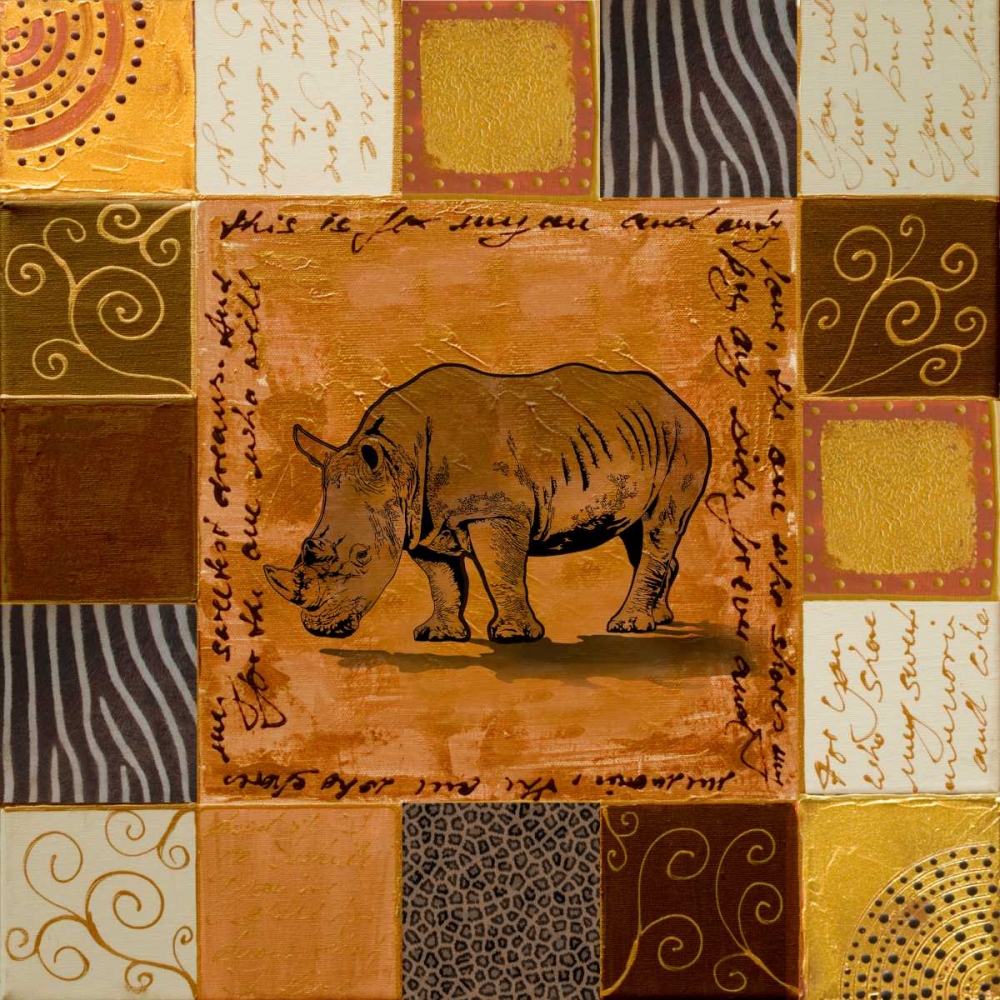 African Collage I art print by Patricia Pinto for $57.95 CAD