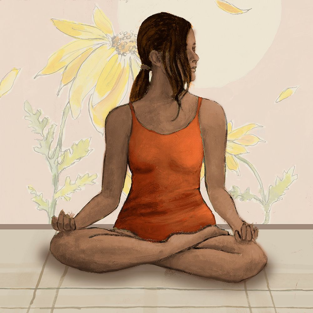 Yoga Woman art print by Lanie Loreth for $57.95 CAD